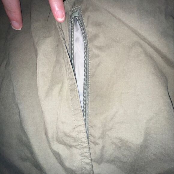 Columbia Mens Windbreaker Jacket Collar Lined Taupe Green XXL EUC - Picture 7 of 10